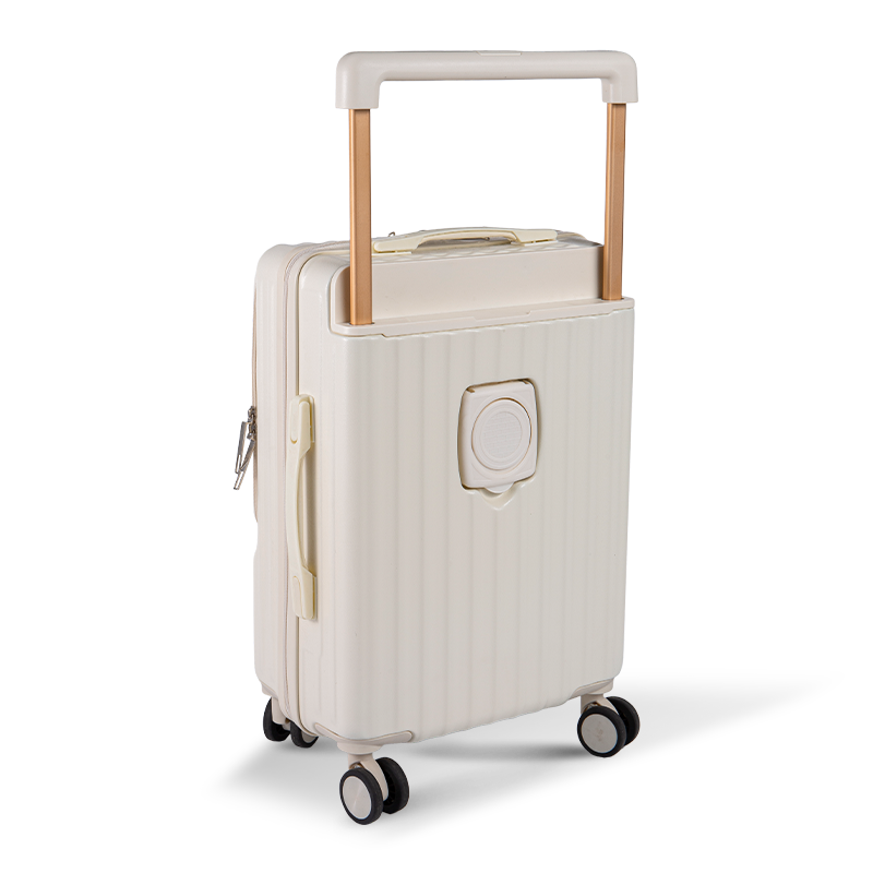 SGG Trolley Gepäck mit fünf Rädern, große Kapazität, Frontöffnung, robuster, stiller, modischer Reisegepäck