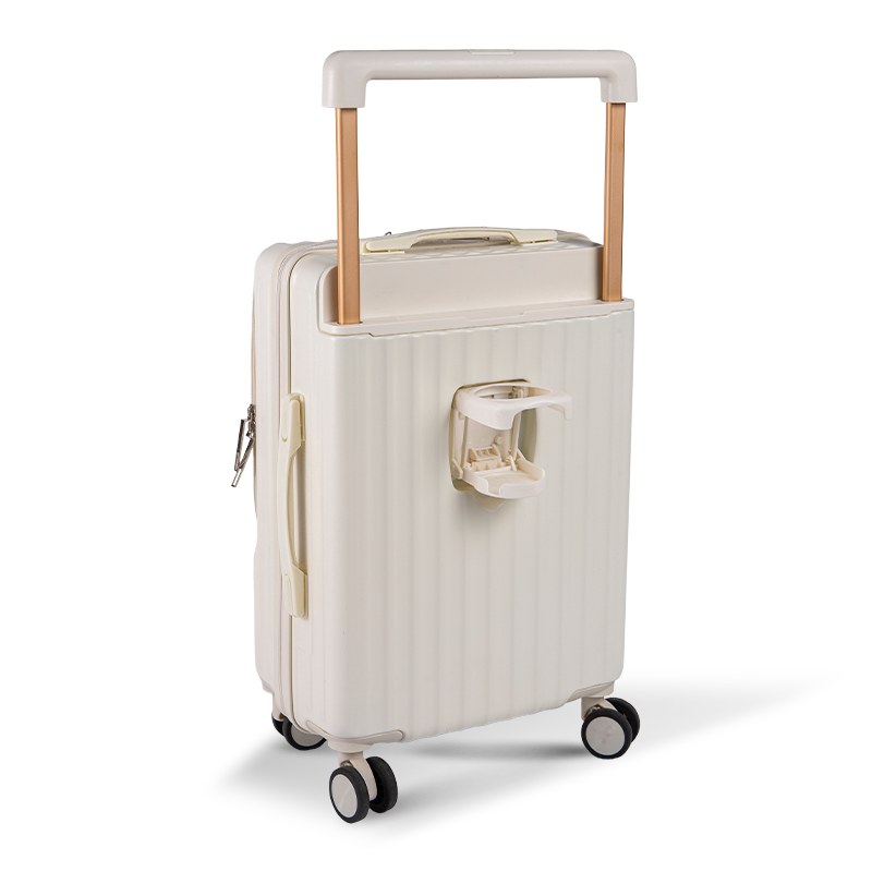 SGG Trolley Gepäck mit fünf Rädern, große Kapazität, Frontöffnung, robuster, stiller, modischer Reisegepäck