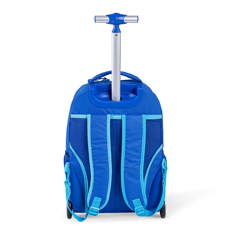 Kletterfreundlich Unisex Gepäck-Rucksack mit Wirbelsäulenschutz für Teenager, leichtem Rolling-Rucksack mit Lunchbox