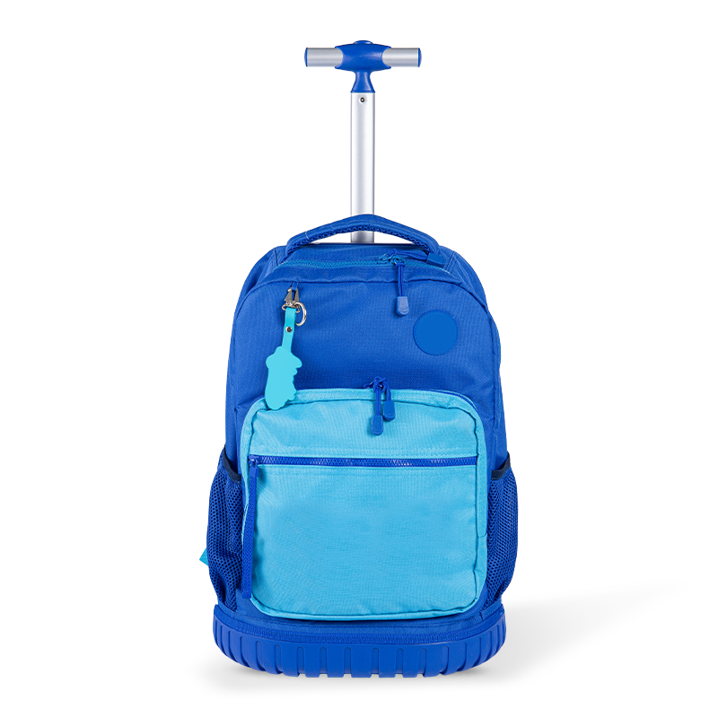 Kletterfreundlich Unisex Gepäck-Rucksack mit Wirbelsäulenschutz für Teenager, leichtem Rolling-Rucksack mit Lunchbox