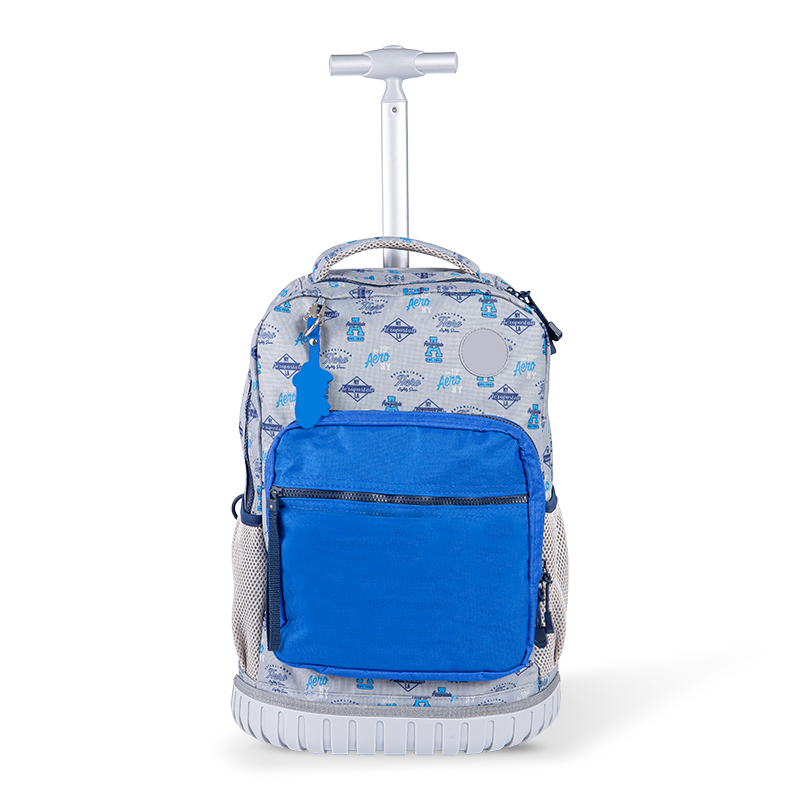 Kletterfreundlich Unisex Gepäck-Rucksack mit Wirbelsäulenschutz für Teenager, leichtem Rolling-Rucksack mit Lunchbox