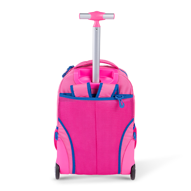 Kletterfreundlich Unisex Gepäck-Rucksack mit Wirbelsäulenschutz für Teenager, leichtem Rolling-Rucksack mit Lunchbox