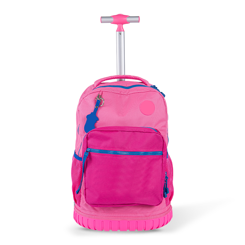 Kletterfreundlich Unisex Gepäck-Rucksack mit Wirbelsäulenschutz für Teenager, leichtem Rolling-Rucksack mit Lunchbox